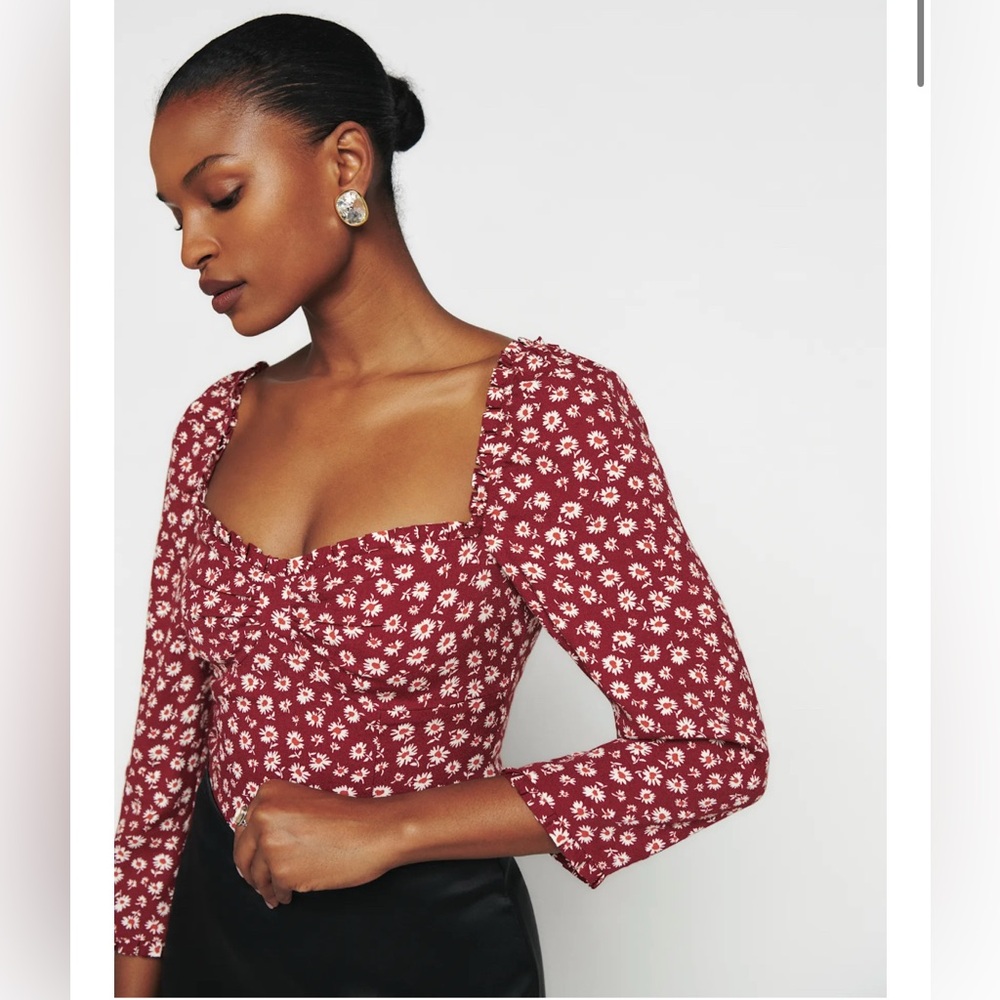 Reformation Meriah Top Cari - Size 6